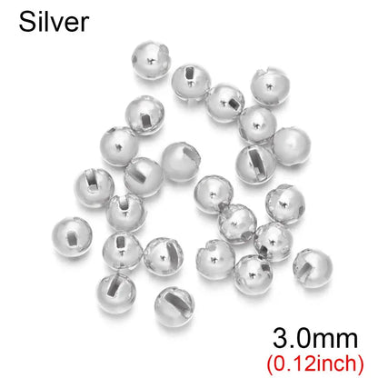 Slotted Tungsten Fly Tying Beads (25 Pack)