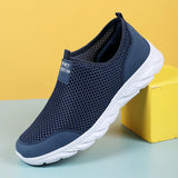 Men’s Lightweight Hiking Shoes – Breathable Mesh Outdoor Slip-On Sneakers for Summer