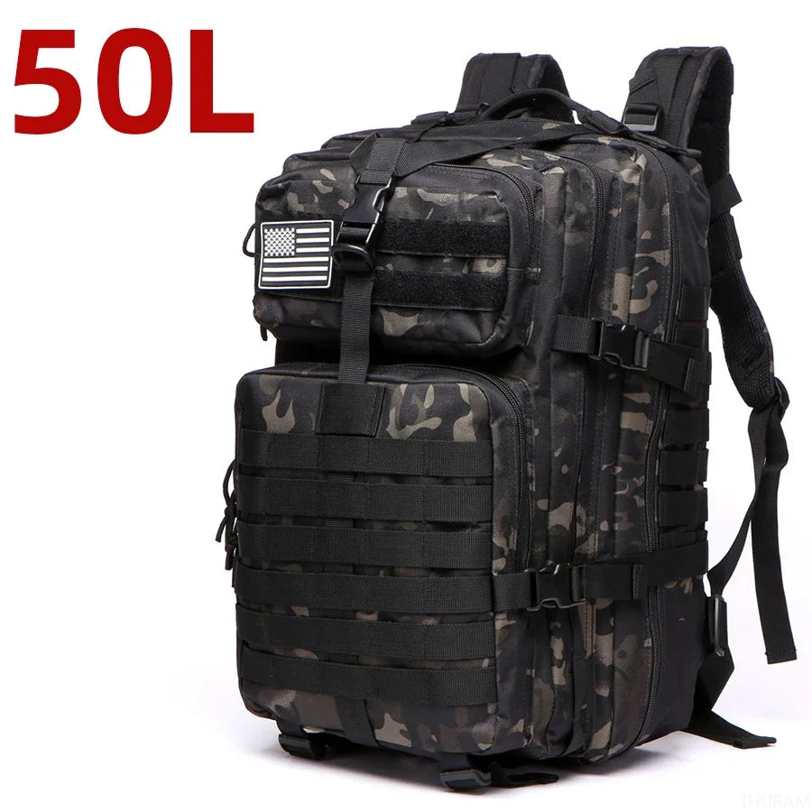 25L/50L Waterproof Tactical Hiking Backpack