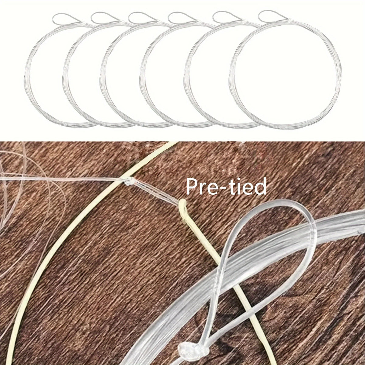 Aventik Pre-Tied Loop Tapered Leaders (6 Pack)