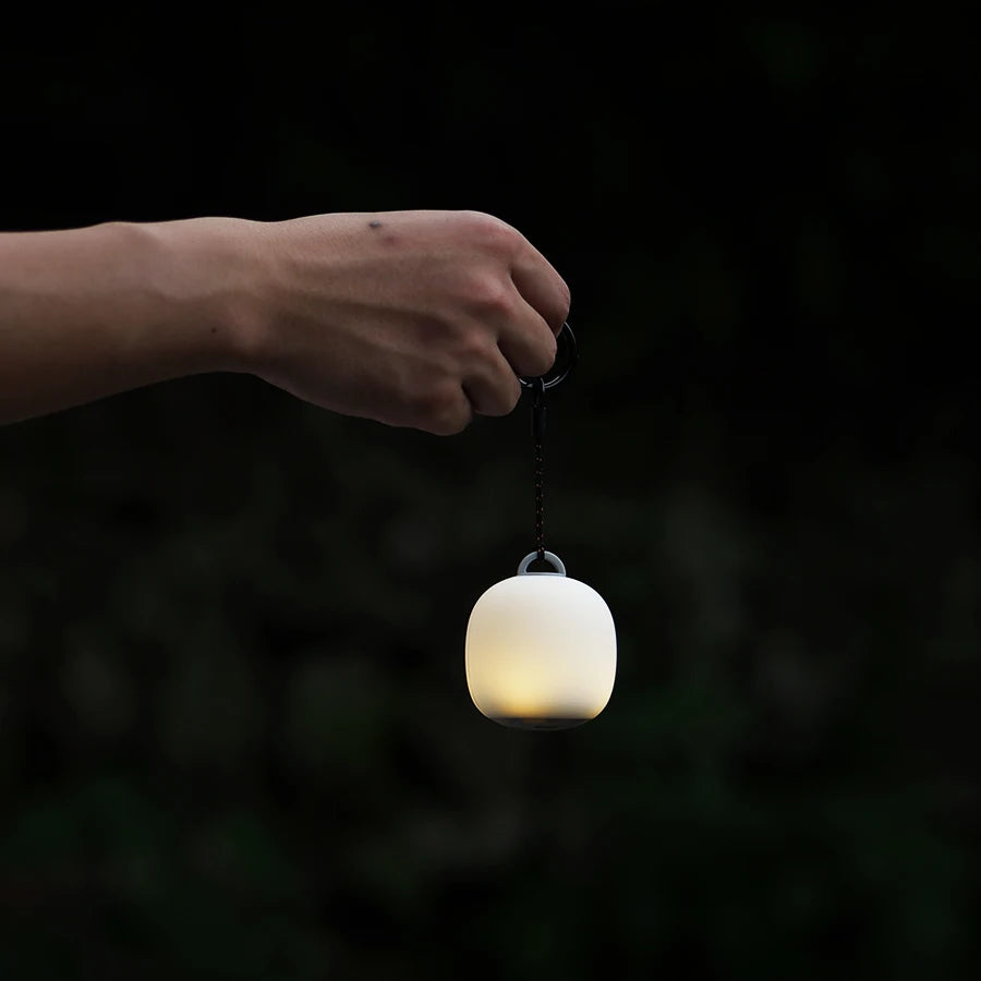 Soomloom Rechargeable LED Camping Lantern Cute Egg-Shaped Squeeze Light 3mode Soft Silicone Lamp for Outdoor Use & Cozy Ambience