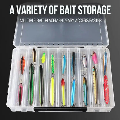 TAIYU Double-Sided Tackle Box (10/14/18 Compartments)