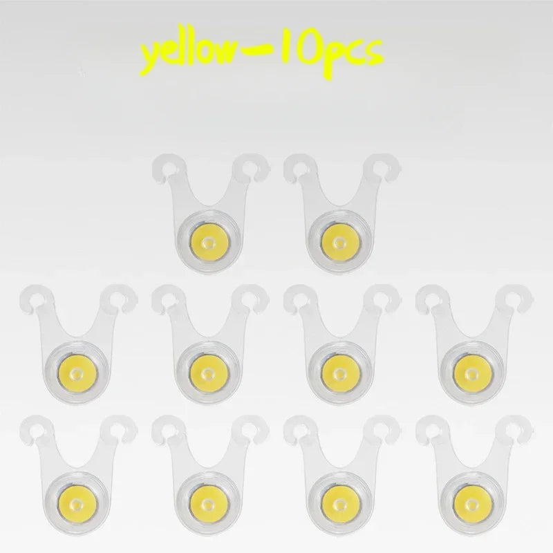 10 Groups LED Atmosphere Rope Lights Waterproof Outdoor Decor Lamp for Tent Camping Fishing Garden Family Party Decoration