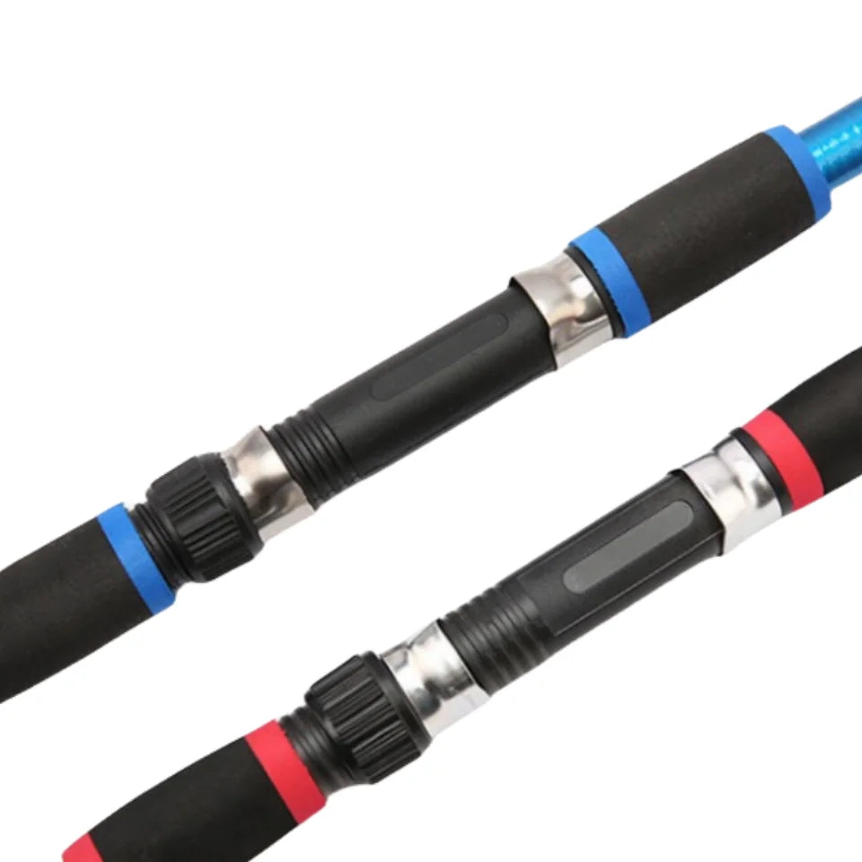 Fishing Pole Set Full Kits With Telescopic Fishing Rod And Spinning Reel Baits Hooks Travel Pole Set