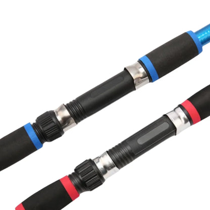 Fishing Pole Set Full Kits With Telescopic Fishing Rod And Spinning Reel Baits Hooks Travel Pole Set
