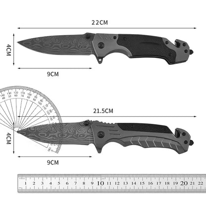 Multi Functional Sharp and Convenient Folding Knife Pocket Knife, Suitable for Wilderness Survival, Camping, Fishing, Hunting