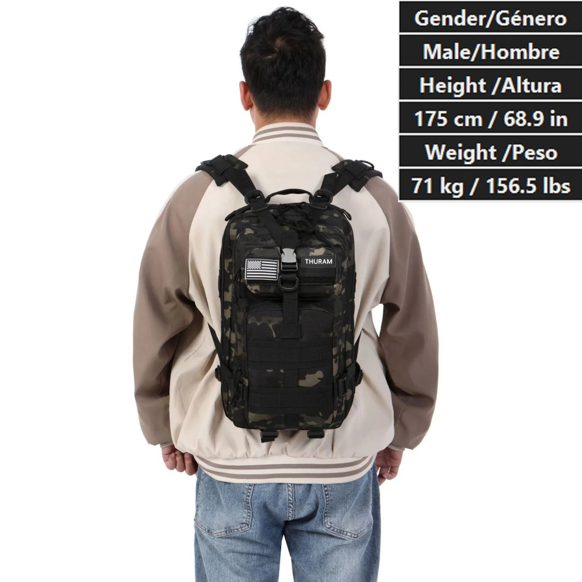 25L/50L Waterproof Tactical Hiking Backpack