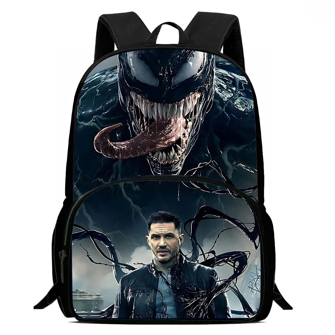 Kids Movie Venoms Backpacks Boys and Girls Student Birthday Gift Child School Bags Large Capacity Camping Durable Rucksack