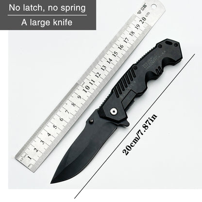Stainless steel convenient folding knife EDC pocket folding knife is suitable for outdoor camping, fishing, survival and hunting