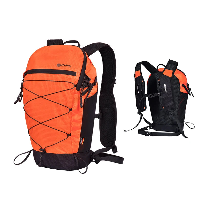 ANMEILU Mountaineering backpack 15 liters men's and women's outdoor sports bag waterproof camping hiking rain Hydration Backpack