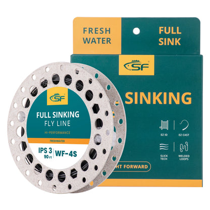 SF Full Sinking WF Fly Line 90ft