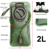 Hydration Bladder 2L Water Bladder for Hiking Backpack Leak Proof Water Reservoir Storage Bag Hydration Pack for Cycling Running