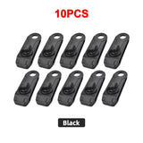 5/8/10PCS Tent Canopy Clip Outdoor Wind Rope Reusable Clamps Awning Tarpaulin Buckle Camping Mountaineering Shelters Accessories