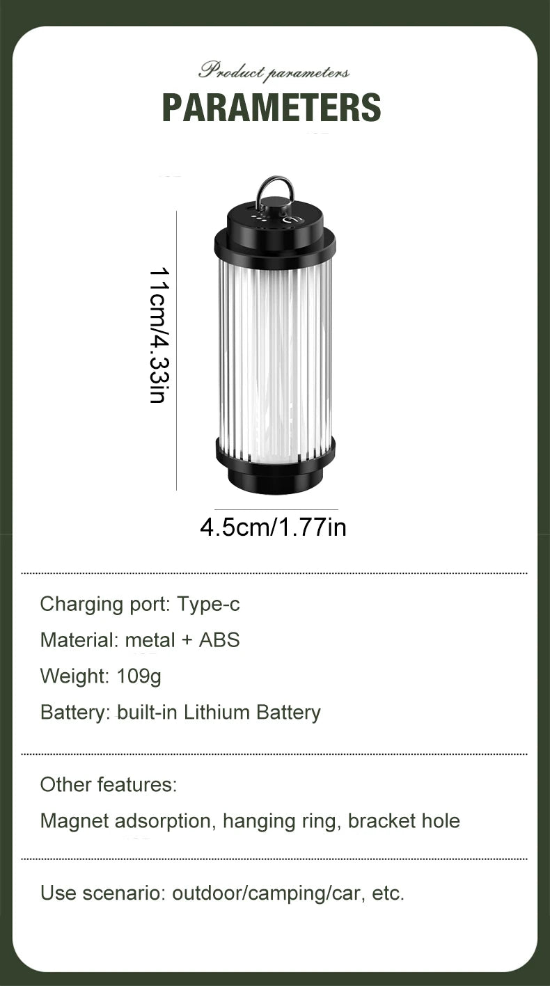 3000mAh 38-KT 38 Light 38 Explore USB Rechargeable Camping Lanterns Outdoor Tent lamp Powerful Mini LED Flashlights Camp Light
