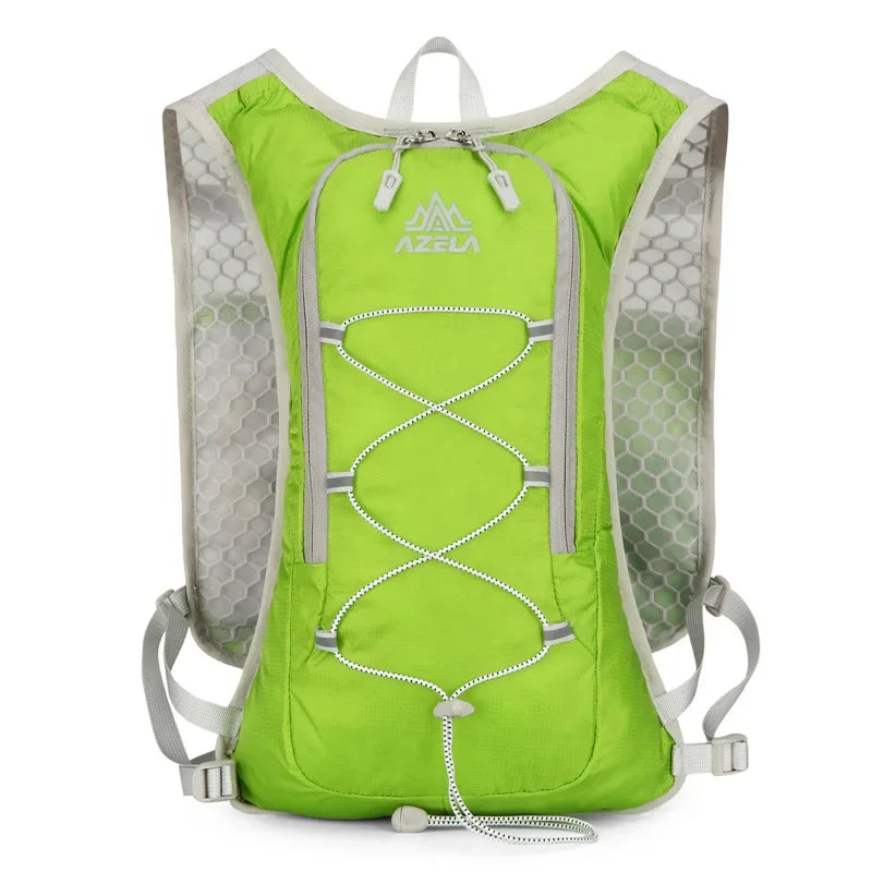 8L Running Hydration Vest Backpack Men Women Outdoor Sport Bags Trail Marathon Jogging Hiking Backpack Option Water Bag Flask