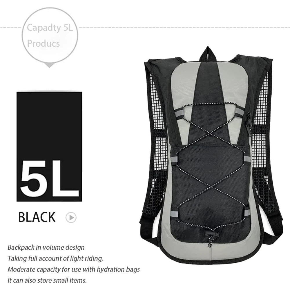 Outdoor Sports Hiking Cycling BackBag 5L Waterproof Bicycle Bag Mountaineering Travel Backpack Men And Women Backpack Riding Bag