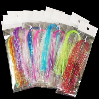 Holographic Crystal Flash Tinsel for Fly Tying
