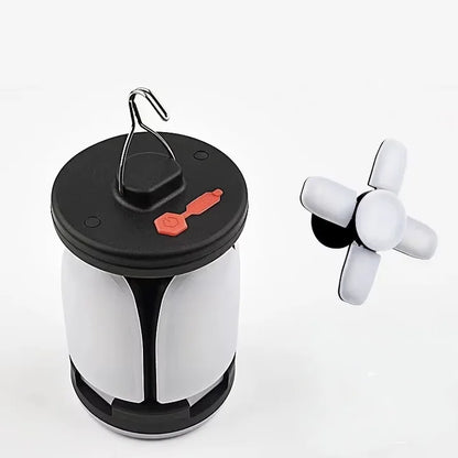 Outdoor LED Leaf Camping Lamp, USB Rechargeable Hanging Emergency Light for Camping, Fishing & Travel
