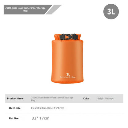 3L 5L 12L 20L 35L Waterproof Dry Sack Ultralight Outdoor Storage Bag For Kayaking Rafting Swimming Drifting Camping Beach