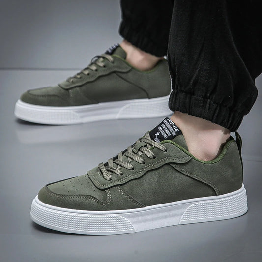 Men’s Platform Casual Sneakers – Lightweight Non-Slip Running & Walking Shoes