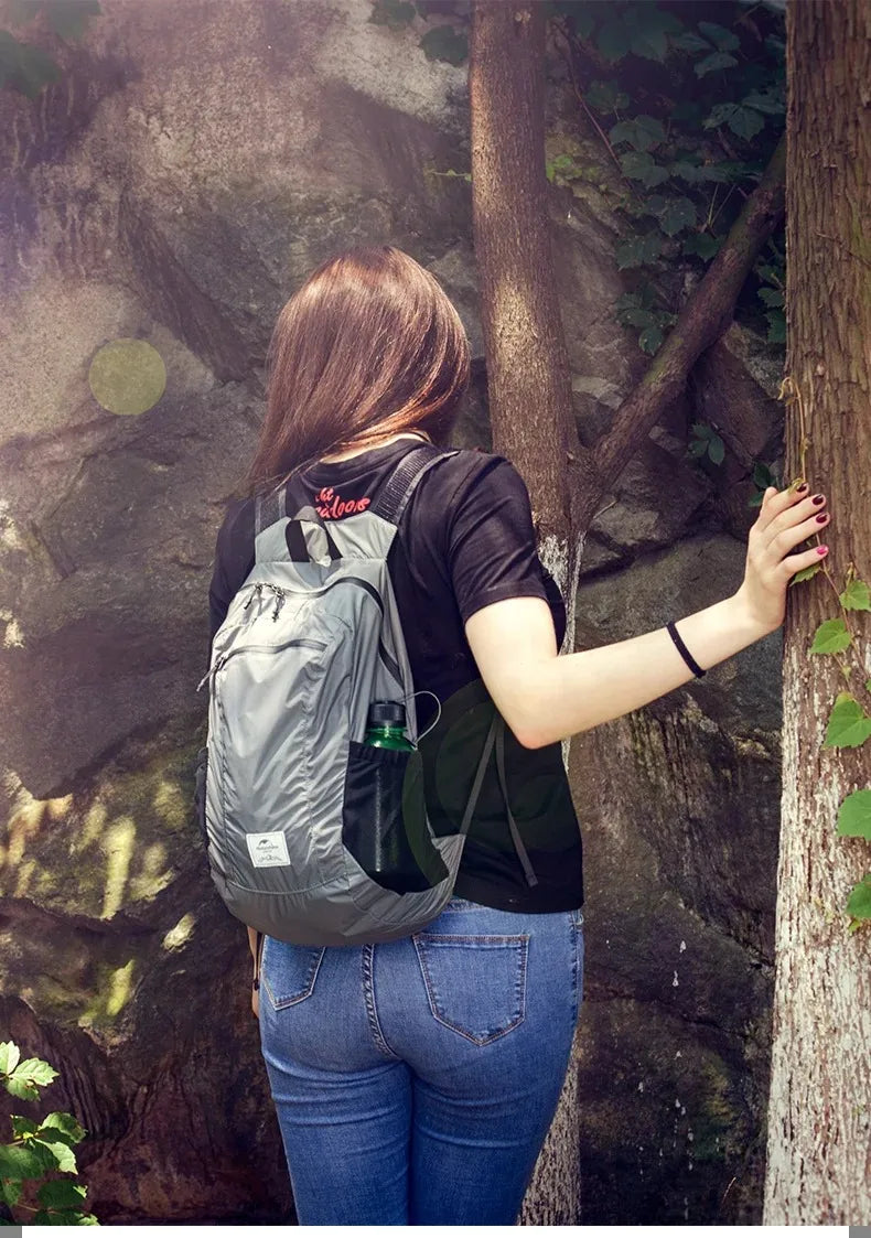 Naturehike Ultra Lightweight 18L Camping Backpack Portable Waterproof Nylon Bags Man Outdoor Hiking Sports Travel Backpack