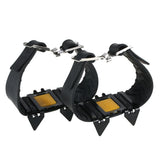 4-Teeth Outdoor Climbing Crampons | Anti-Slip Ice & Snow Spikes for Shoes | Winter Hiking, Skiing & Mountaineering Grippers
