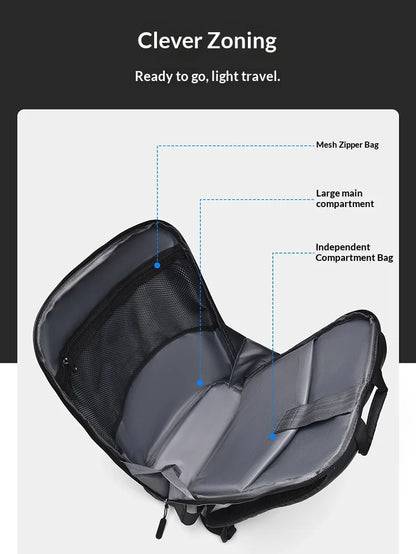 Homefish Men's Waterproof Backpack Ultra Lightweight Back Bag for Backpacks Men's Stylish Backpack 15.6" Notebook Backpack