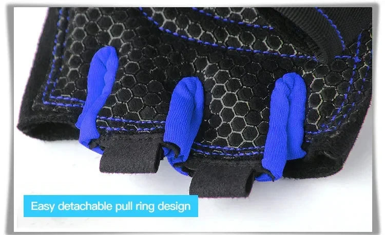 Men's and Women's Outdoor Cycling Hiking Shock Resistant Gloves Fitness Weightlifting Anti Slip Wrist Protection Gloves