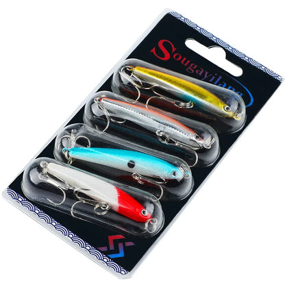 Sougayilang Wobbler Lure Set (4 Pack)