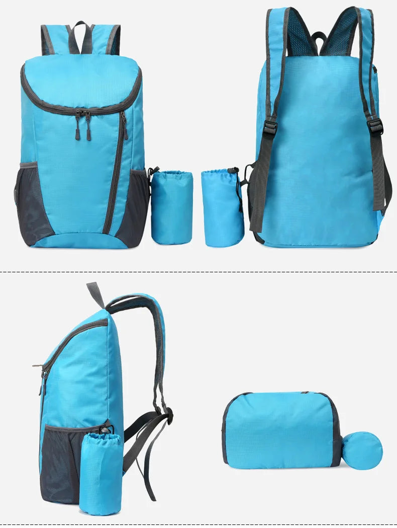 Outdoor Travel Backpack Waterproof Camping Storage Backpack Folding Sports Mountaineering Bag Travel sports backpack