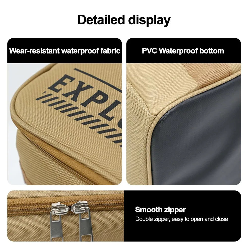 camping storage bag foldable large capacity tool camping picnic storage bag waterproof