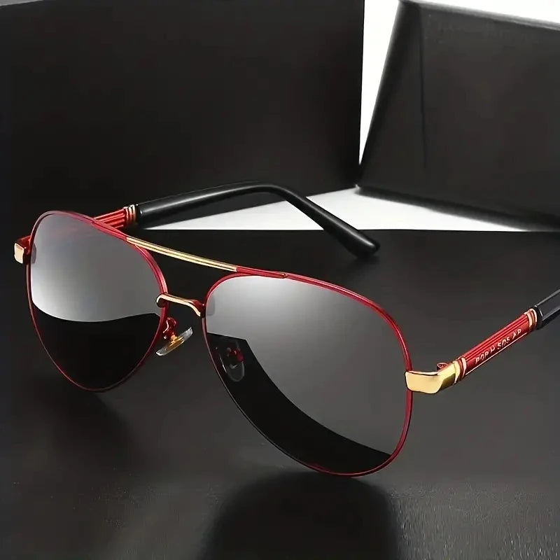 Metal Frame Polarized Sunglasses
