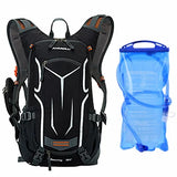 18L Cycling Backpack MTB Bicycle Bag with Rain Cover Breathable Riding Camping Hydration Bike Backpack Hiking Reflective Bags