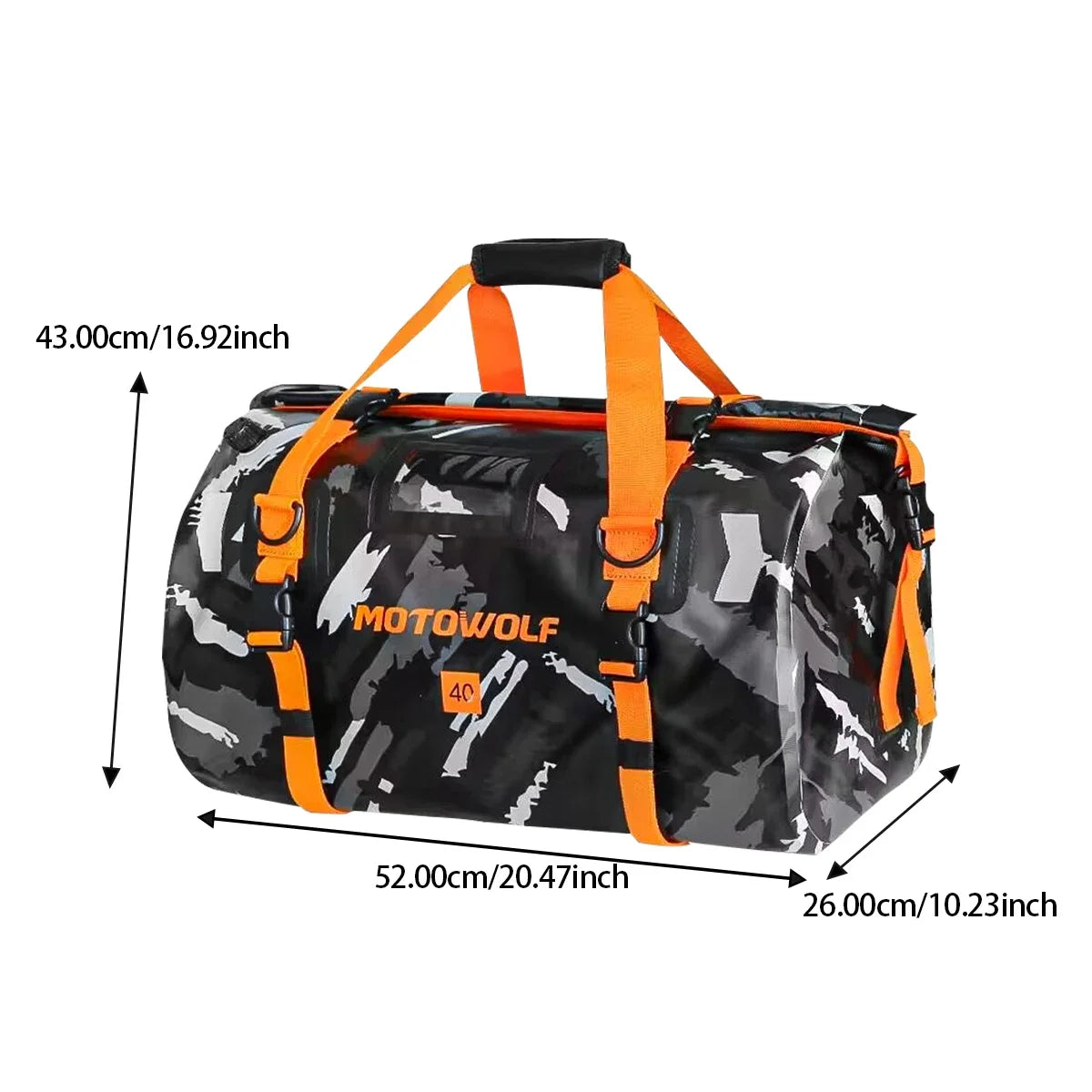 Waterproof 20L/40L/50L/66L/70L/100L Dry Storage Bag for Bicycle Mototcycle Travel, Swimming, Boating, Kayaking, Camping & Beach
