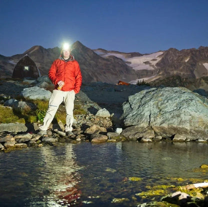 6 Modes Motion Sensor XPE+COB LED Headlamp Flashlight USB Rechargeable Waterproof Camping Head Lamp Running Fishing Headlight