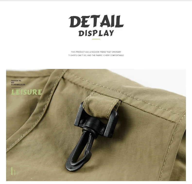 FGKKS Multi-Pocket Breathable Fishing Vest