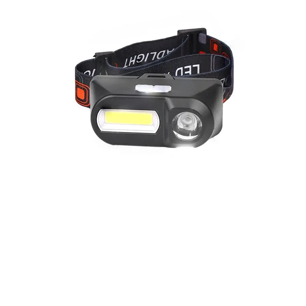Outdoor Head Lamp Strong Light Cobled Multi Function Headlight USB Charging Head Mounted Flashlight Outdoor Night Fishing