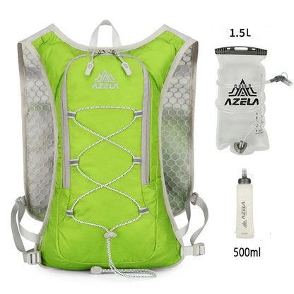 8L Running Hydration Vest Backpack Men Women Outdoor Sport Bags Trail Marathon Jogging Hiking Backpack Option Water Bag Flask