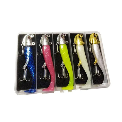 Glow Mackerel Soft Swimbaits 105mm (5 Pack)