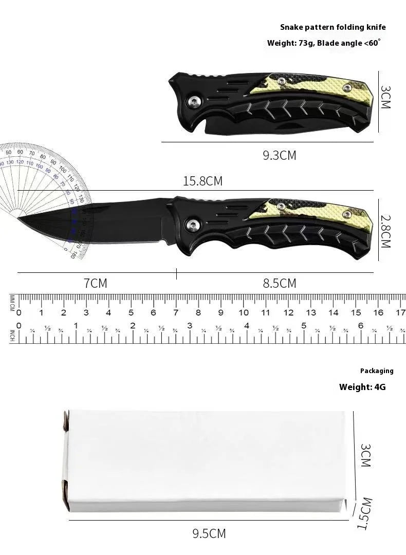 Outdoor Portable Folding Pocket Tool Knife Camping Survival EDC Cutting Tool for Daily Use