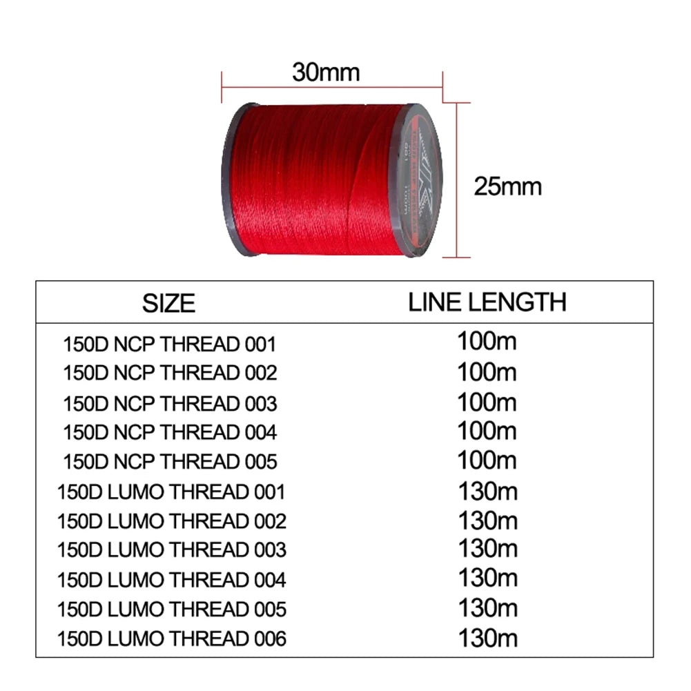 Rod Building and Fly Tying Thread 150D (100m)