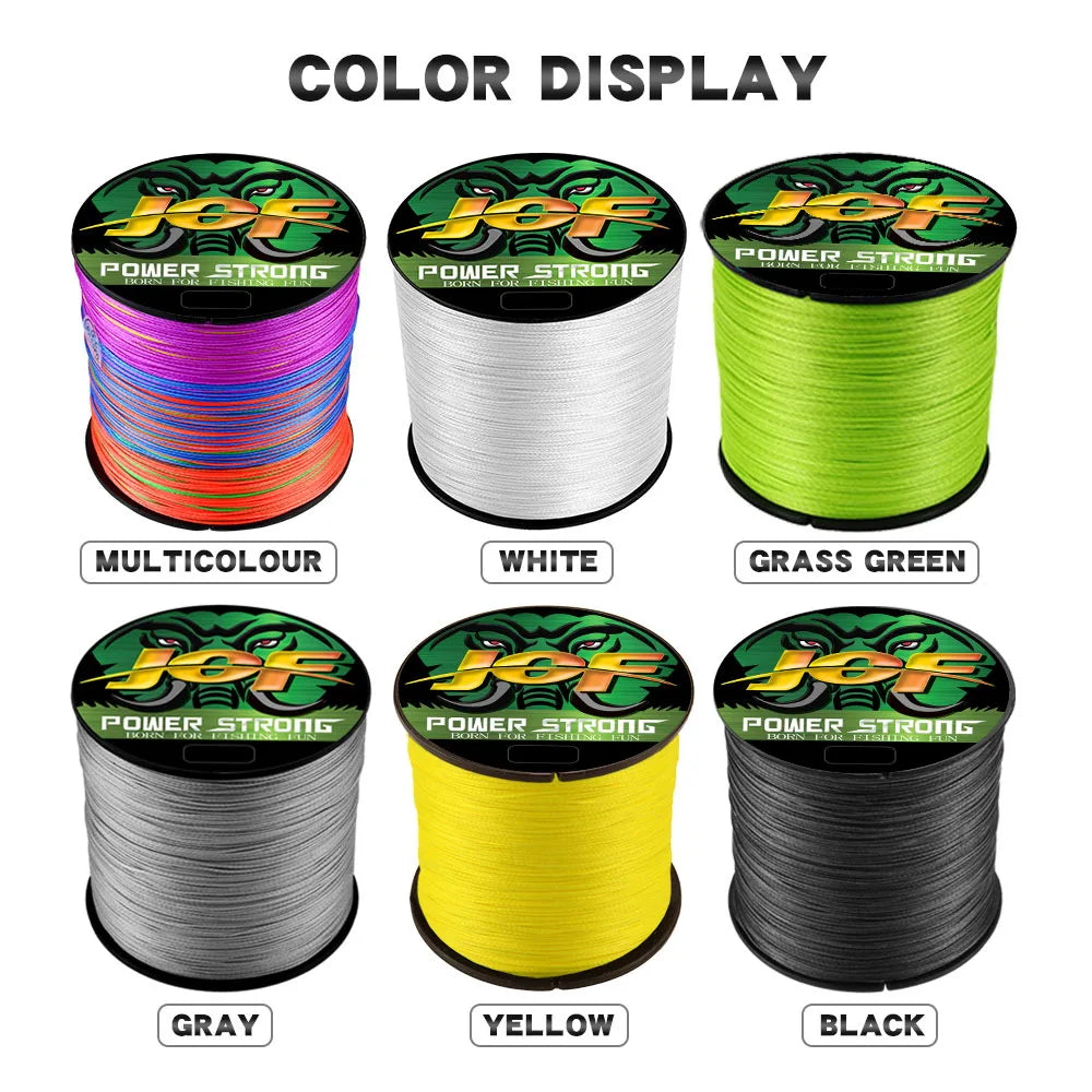 JOF 4 Strand Braided PE Fishing Line