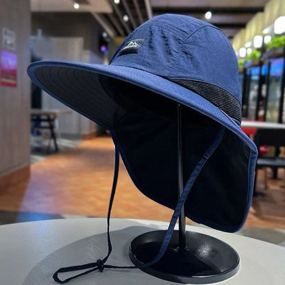 Quick-Dry Fishing Sun Hat with Neck Flap