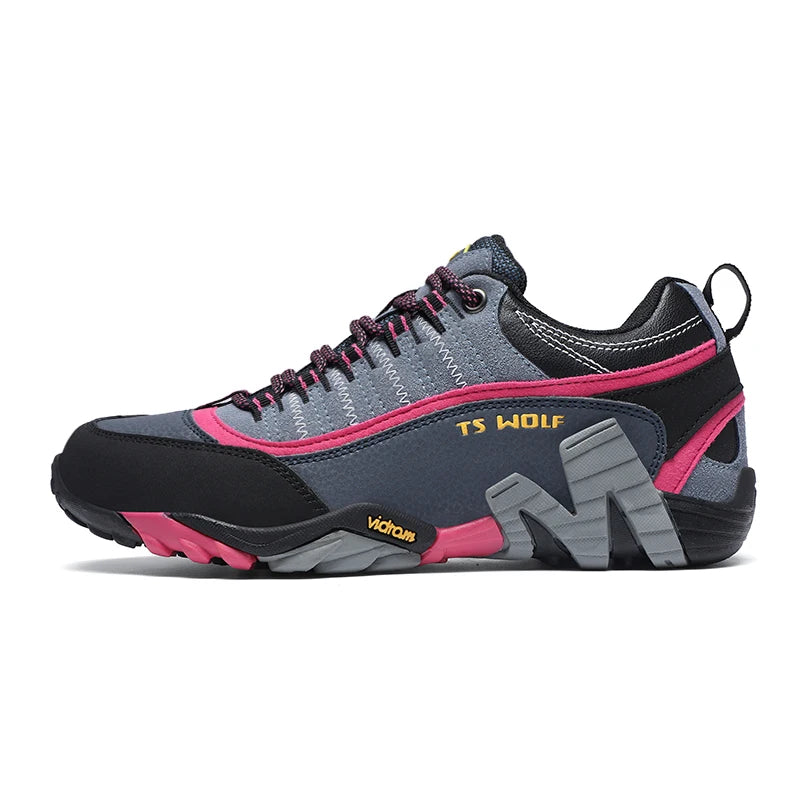 Men’s Waterproof Trekking Shoes – Outdoor Hiking Boots, Leather Hunting & Tactical Footwear