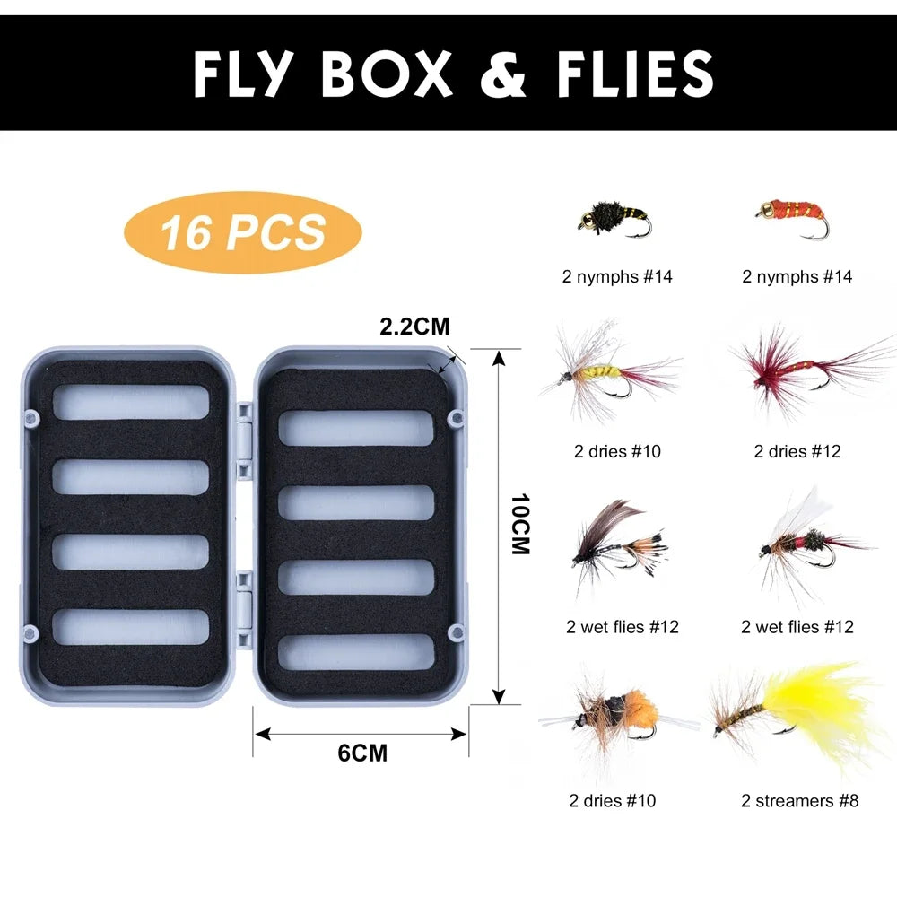 Goture Fly Fishing Rod & Reel Combo, 9ft Complete Kit