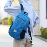 Outdoor camping, mountain climbing, cycling, travel sports backpack, neutral style, large capacity foldable storage,