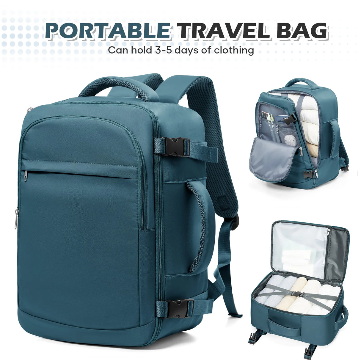 Cabin Bag Underseat Travel Backpack, Women Mens Outdoor Backpack Carry-on Backpack, Cabin Luggage Aviation Wizzair 40x30x20 Bag