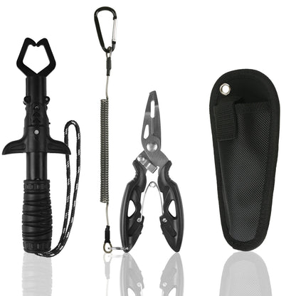 Fishing Pliers and Fish Gripper Set