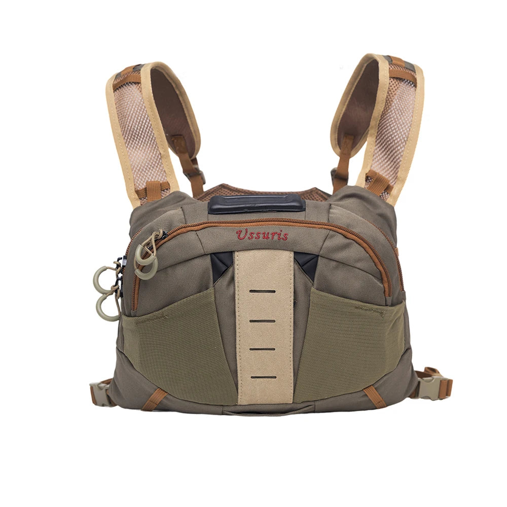 Fly Fishing Chest Pack with Net Holder