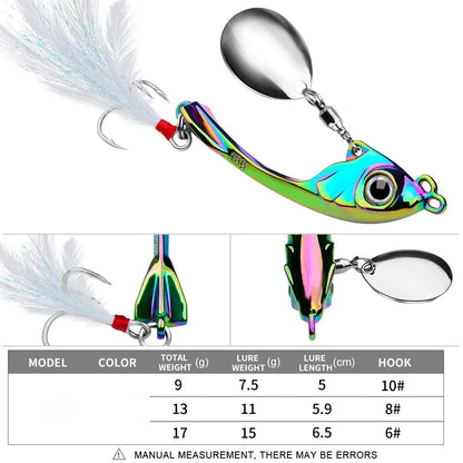 SANMO Metal VIB Spinner Bait (7-15g)